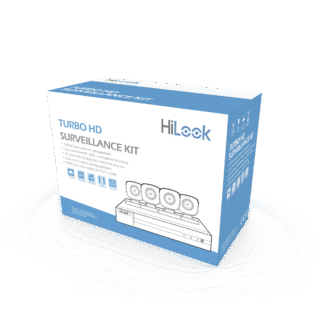 KIT TurboHD 1080p / DVR 4 canales / 4 Cámaras Bala de Metal / Fuente de Poder / Accesorios de Instalación